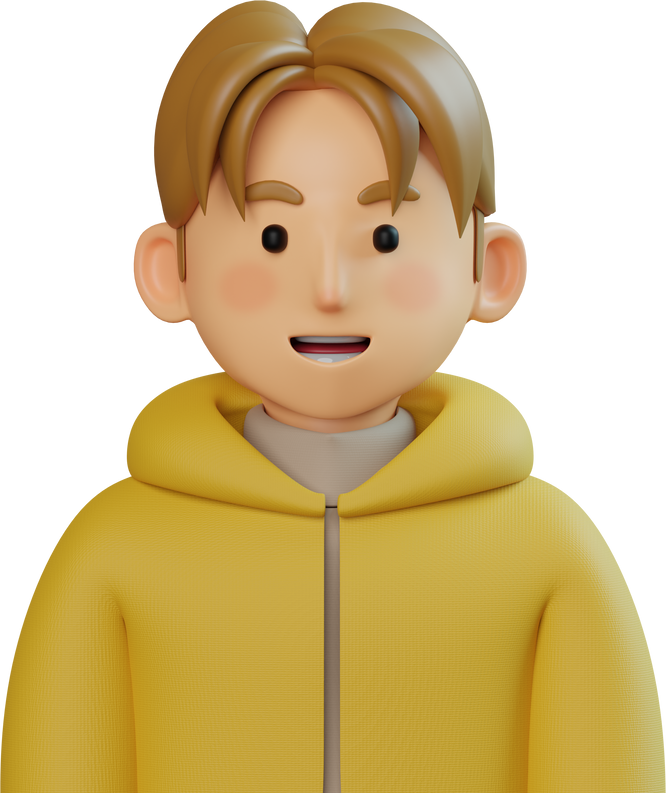 Yellow Boy 3D Avatar